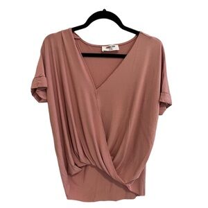 Double Zero Pink Blouse Size Small